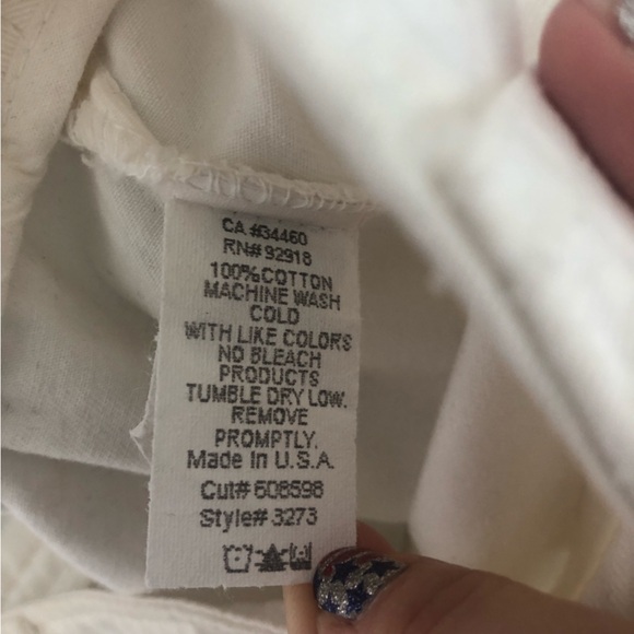 Juicy Couture Vintage Mini Denim Skirt Ivory White Large NWT! - Picture 7 of 9